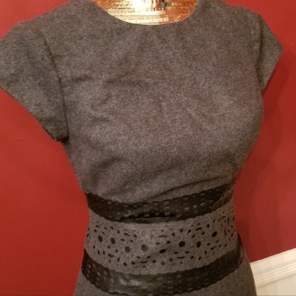 Susana Monaco Coco Laser Cut Sheath Dress - Picture 4 of 5